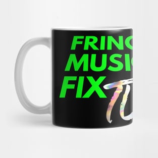 FRINGE MUSIC FIX Logo (Green x Black Shadow Variant) Mug